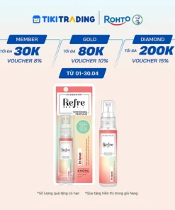 Xịt khử mùi dưỡng trắng hương nước hoa Refre Whitening Perfume In Love