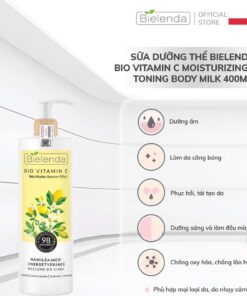 Sữa Dưỡng Thể Bielenda Vitamin C Cấp Ẩm Sáng Da 400ml
